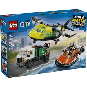 Airplane, Truck and Hovercraft City Building Set Lego image-1
