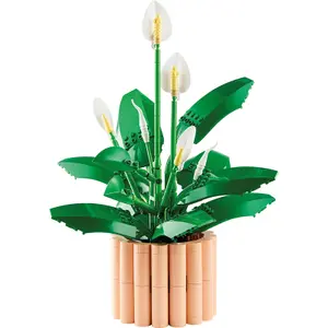 Botanic Moon Flowers Building Set Lego image-1