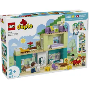 Duplo 3-in-1 Family House Building Set Lego image-1