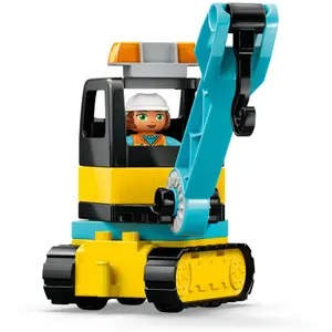 Duplo 3-in-1 Construction Site and Vehicle Building Set Lego image-2