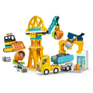 Duplo 3-in-1 Construction Site and Vehicle Building Set Lego image-3