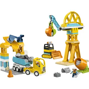 Duplo 3-in-1 Construction Site and Vehicle Building Set Lego image-4