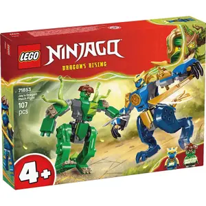 Klocki budowlane walka robota smoka Ninjago Lego image-0