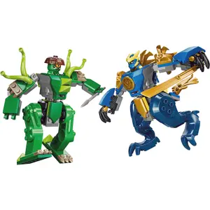 Klocki budowlane walka robota smoka Ninjago Lego image-1