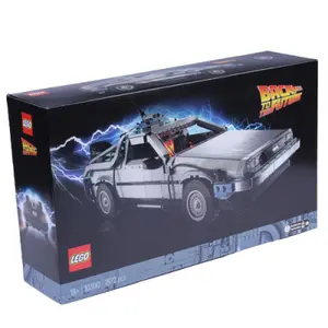 Auto spelletjes - delorean dmc-12 de terug naar de toekomst tijdmachine Lego Creator Expert 10300 image-1