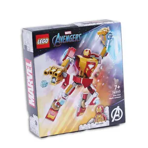Building sets - iron man mech Lego Super Heroes 76203 image-0