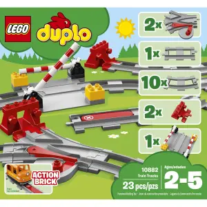 Train tracks building set Lego Duplo image-0