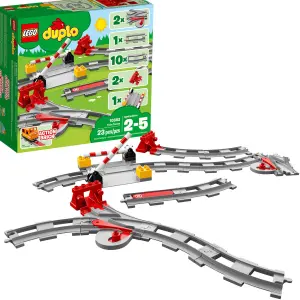 Train tracks building set Lego Duplo image-3