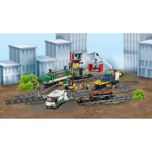 Jeux de construction train de marchandises Lego RC City image-2