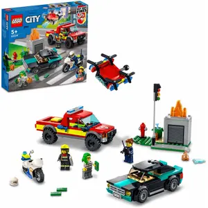 Building sets firefighters police Lego City image-2