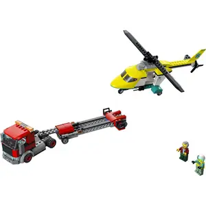 Construction sets transport helico rescue Lego City image-1