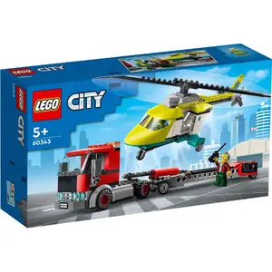 Construction sets transport helico rescue Lego City image-2