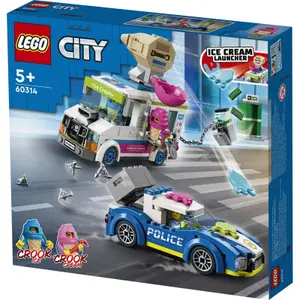 Construction games ice truck chase Lego image-1
