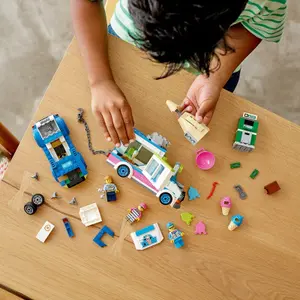 Construction games ice truck chase Lego image-3