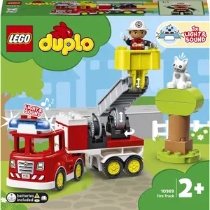 Jeux de voiture Camion pompiers Lego Duplo image-0