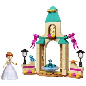 Construction games castle courtyard Lego Anna Frozen image-2
