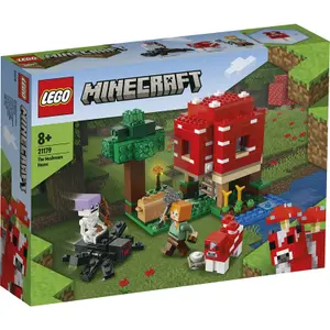 Mushroom house building sets Lego Minecrafte image-4