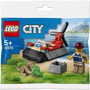 Aeroglisseur wild animals Lego City image-0