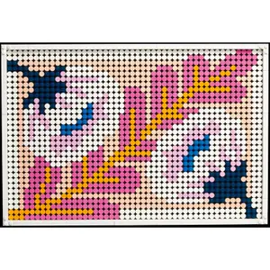Floral art puzzle Lego image-2