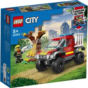 4x4 firefighters construction toy Lego City image-1