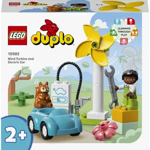 Windmill figurine with electric car Lego Duplo image-0