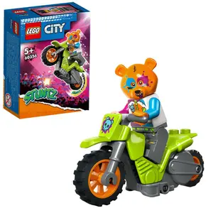 Bear waterfall motorcycle construction games Lego City image-0