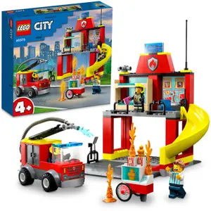 Building sets for fire station and fire truck city Lego image-4