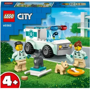 Veterinary vehicle intervention building sets Lego City image-0