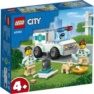 Veterinary vehicle intervention building sets Lego City image-1