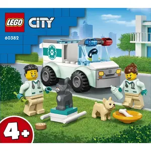 Veterinary vehicle intervention building sets Lego City image-3