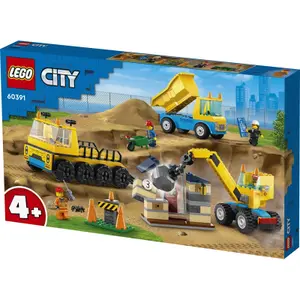 Bouwvrachtwagen met kraan Lego City image-1