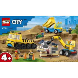 Bouwvrachtwagen met kraan Lego City image-2