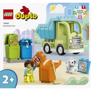 Recycling truck construction games Lego Duplo image-0