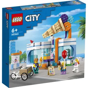 Ice cream store building sets Lego City image-2