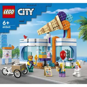 Ice cream store building sets Lego City image-0