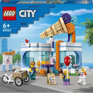 Ice cream store building sets Lego City image-1