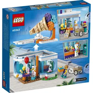 Ice cream store building sets Lego City image-4