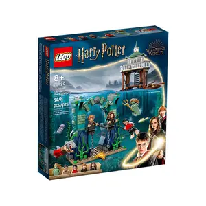 Building sets tournament 3 wizards black lake harry potter Lego image-4