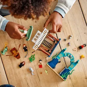 Building sets tournament 3 wizards black lake harry potter Lego image-2