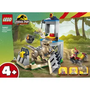 Velociraptor escape building set Lego Jurassic World image-0
