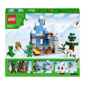 Frozen peaks building set Lego Minecraft image-1
