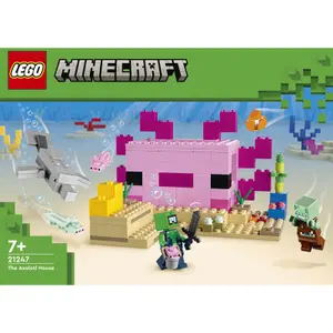 Axolotl house building set Lego Minecraft image-0