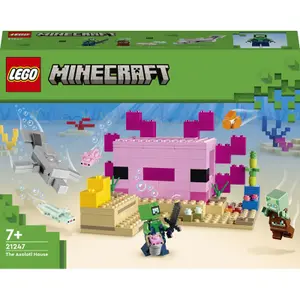 Axolotl house building set Lego Minecraft image-2
