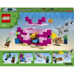 Axolotl house building set Lego Minecraft image-1