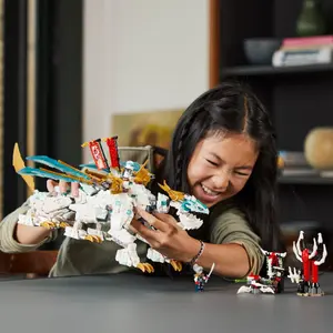 Ice dragon building sets zane Lego Ninjago image-3
