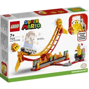 Lava wave merry-go-round extension play set Lego Mario Bros image-2