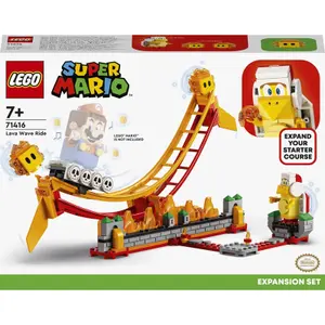 Lava wave merry-go-round extension play set Lego Mario Bros image-1