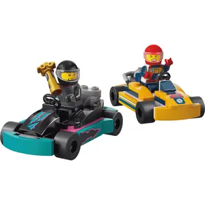 Jeux de construction karts et pilotes course city Lego image-0