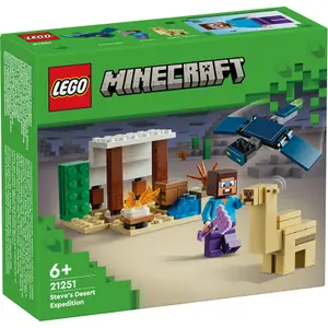 Set di costruzione Expedit Steve deserto Minecraft Lego image-0