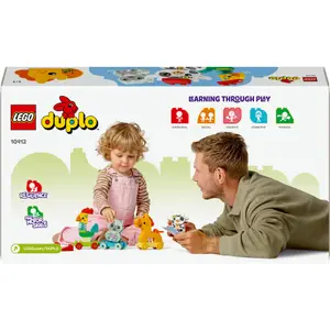 Jeux de construction le train des animaux duplo Lego image-1